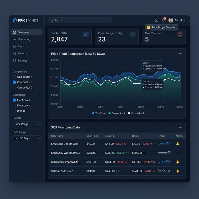 Price Monitoring Dashboard